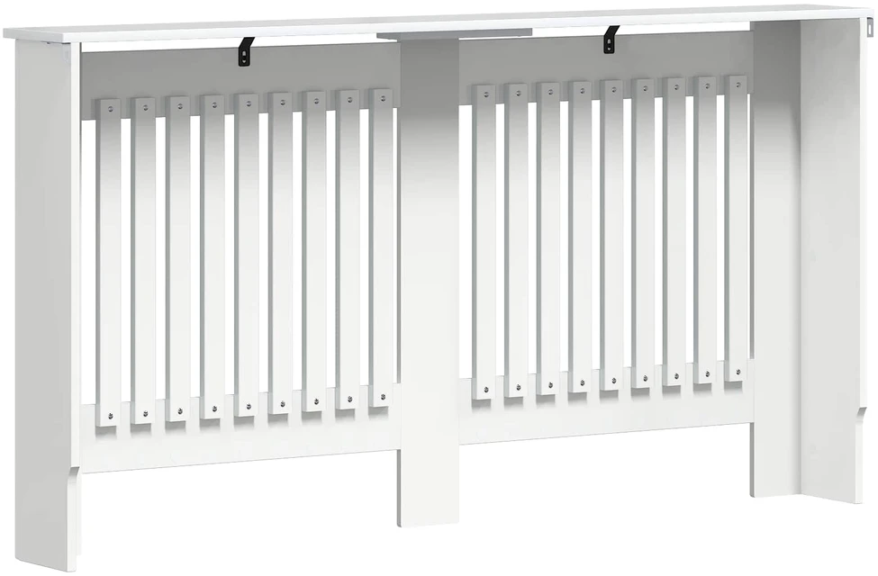 Radiatoriaus dangtis Itin blizgi balta 152 x 19 x 81,5 cm