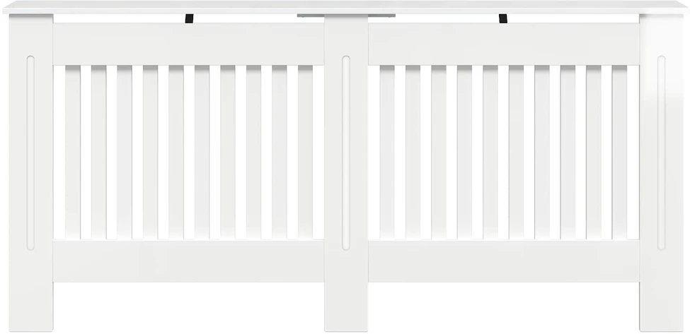 Radiatoriaus dangtis Itin blizgi balta 172 x 19 x 81,5 cm