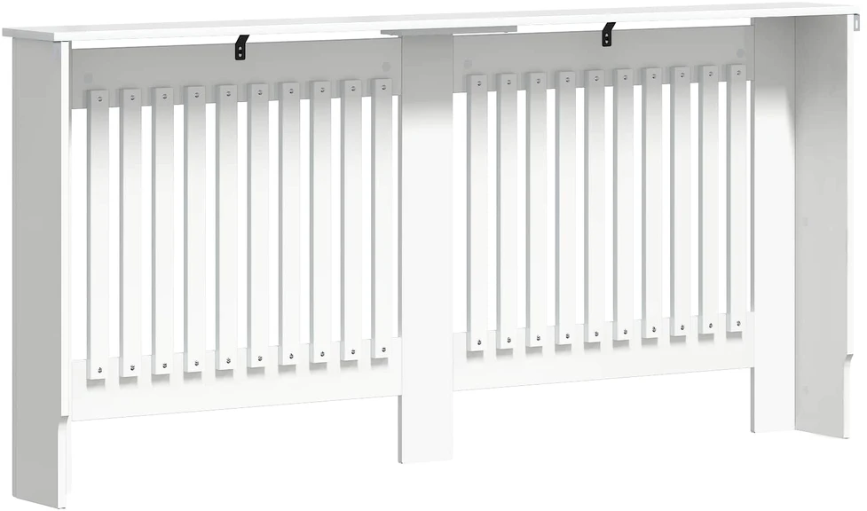 Radiatoriaus dangtis Itin blizgi balta 172 x 19 x 81,5 cm