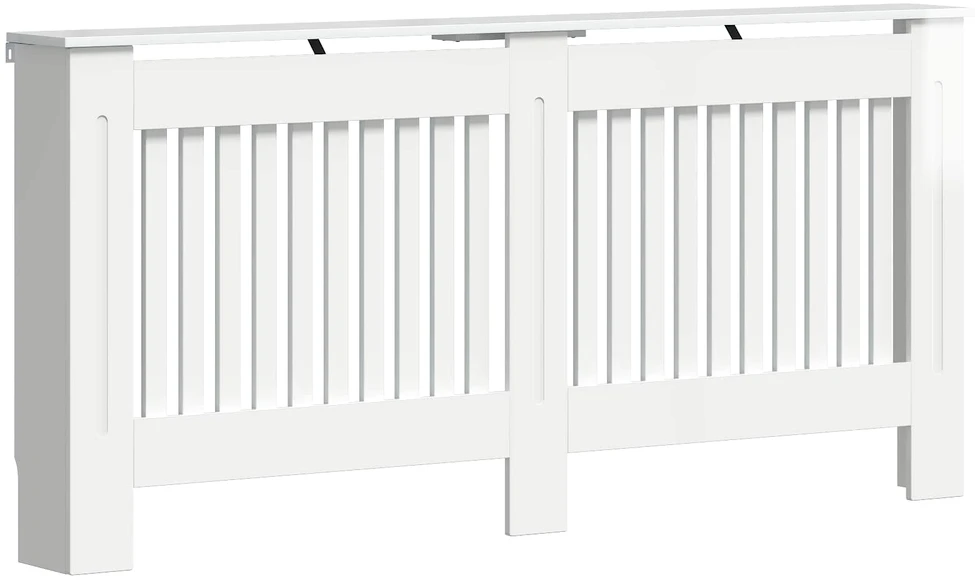 Radiatoriaus dangtis Itin blizgi balta 172 x 19 x 81,5 cm