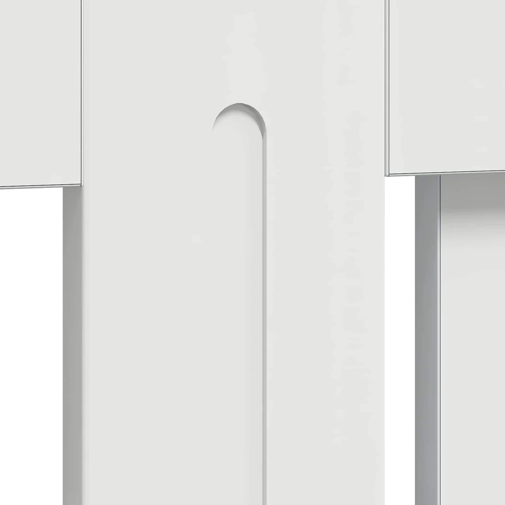 Radiatoriaus dangtis Itin blizgi balta 78 x 19 x 81,5 cm
