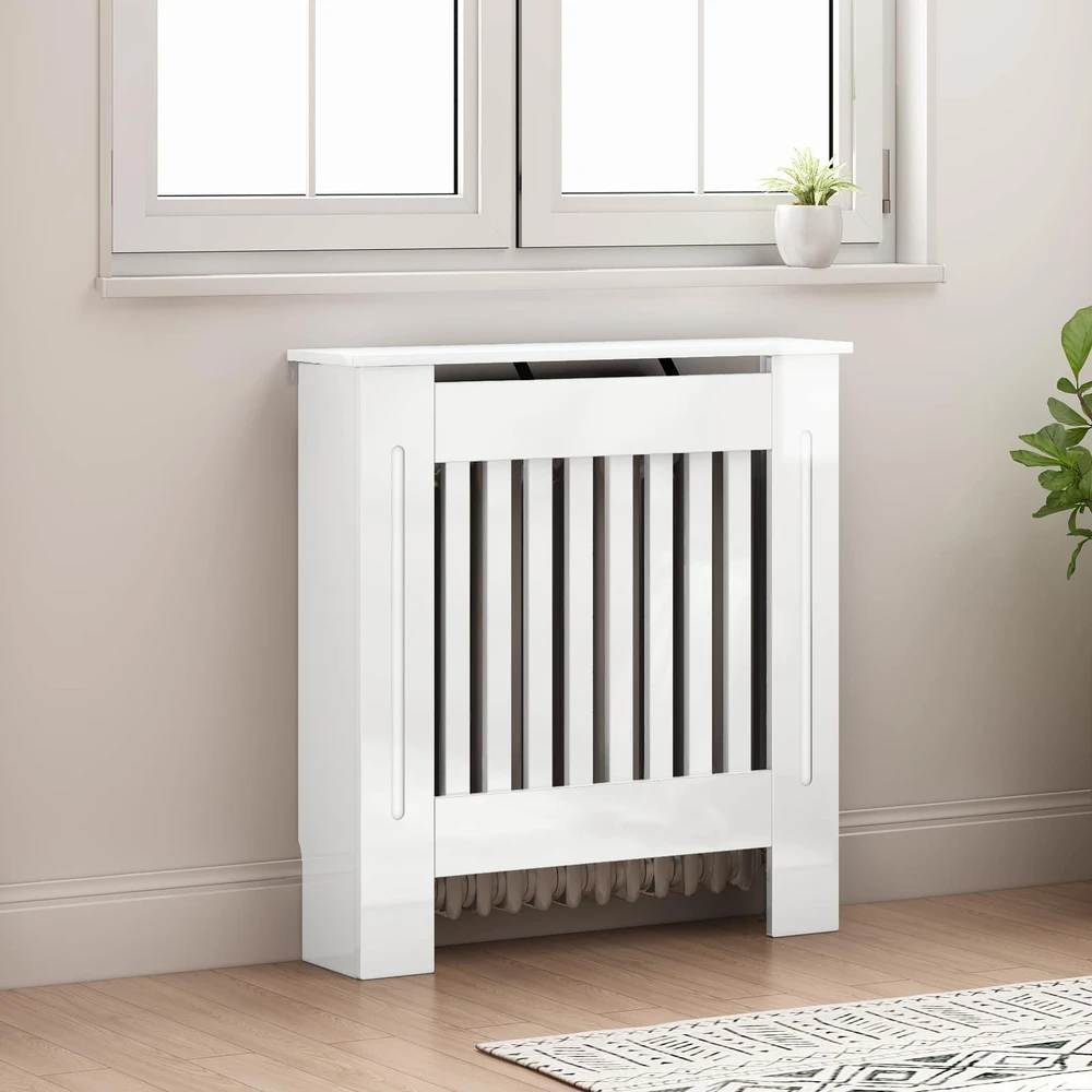 Radiatoriaus dangtis Itin blizgi balta 78 x 19 x 81,5 cm