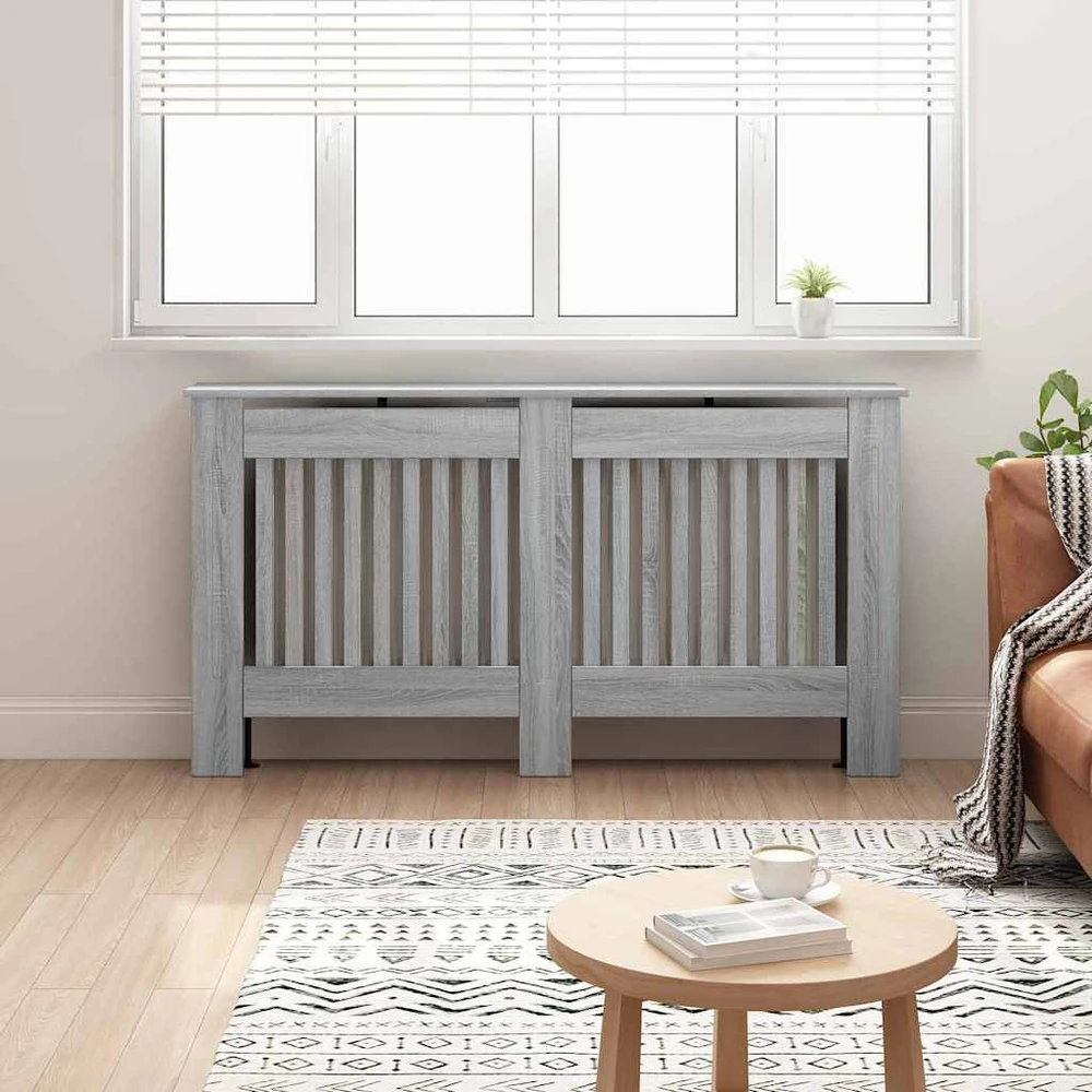 Radiatoriaus dangtis Pilka Sonoma 152 x 19 x 81,5 cm