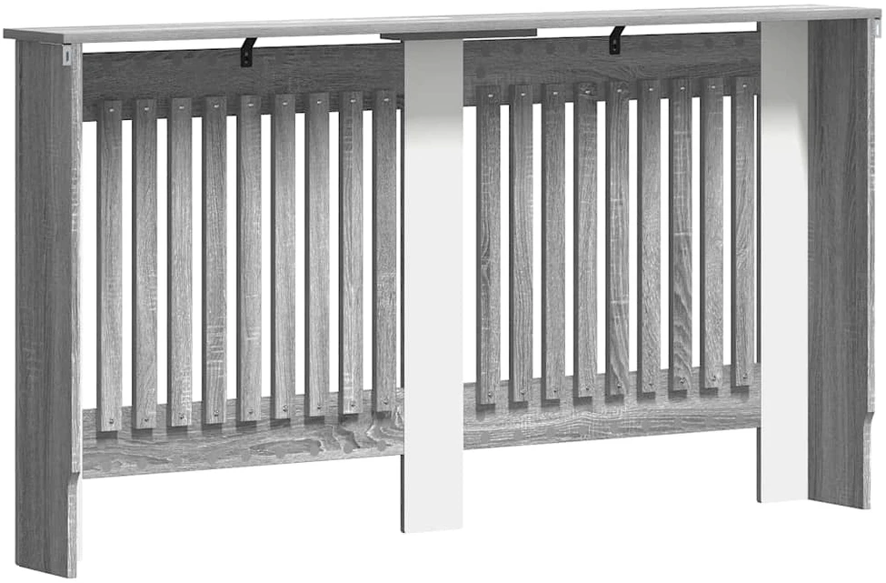 Radiatoriaus dangtis Pilka Sonoma 152 x 19 x 81,5 cm