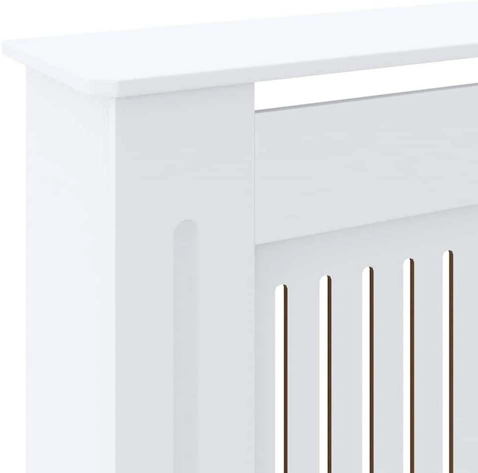 Radiatoriaus uždangalas, baltos spalvos, 205cm, MDF