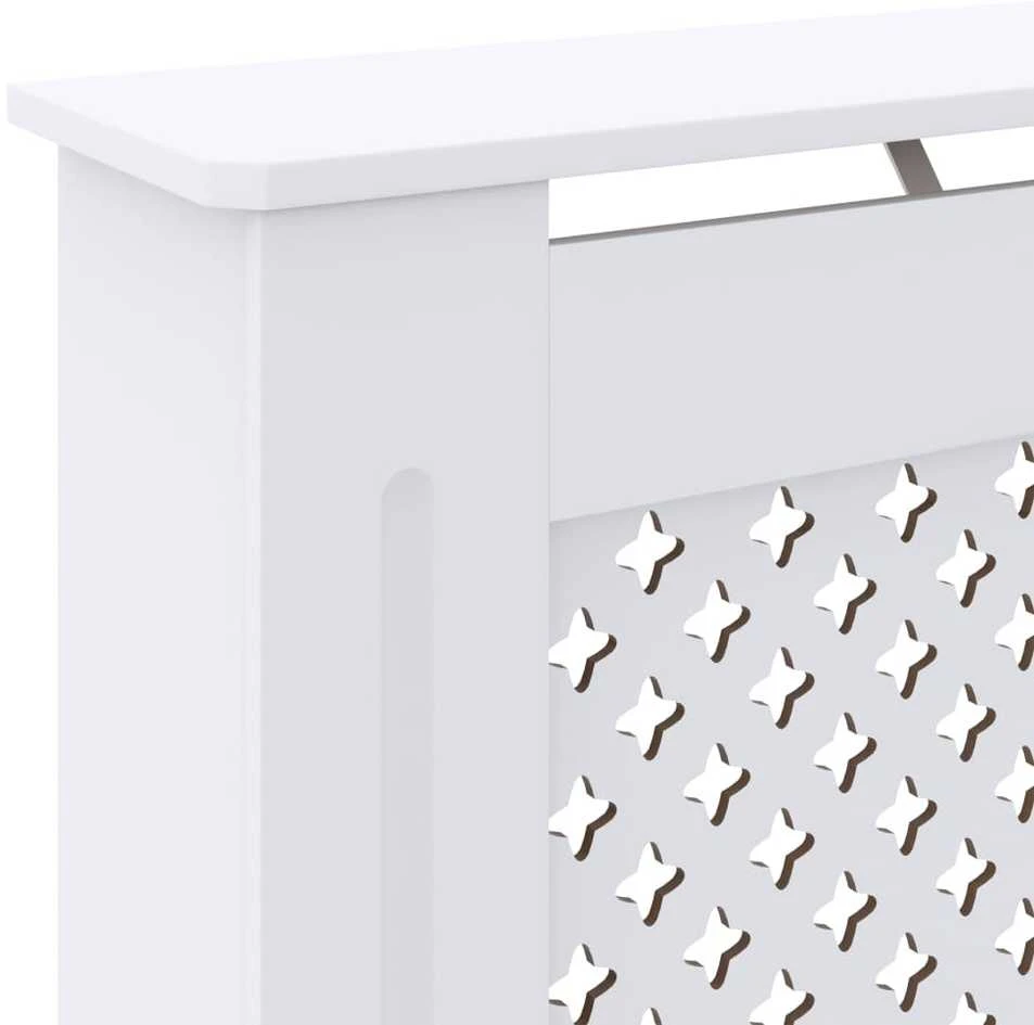 Radiatoriaus uždangalas, baltos spalvos, 78cm, MDF