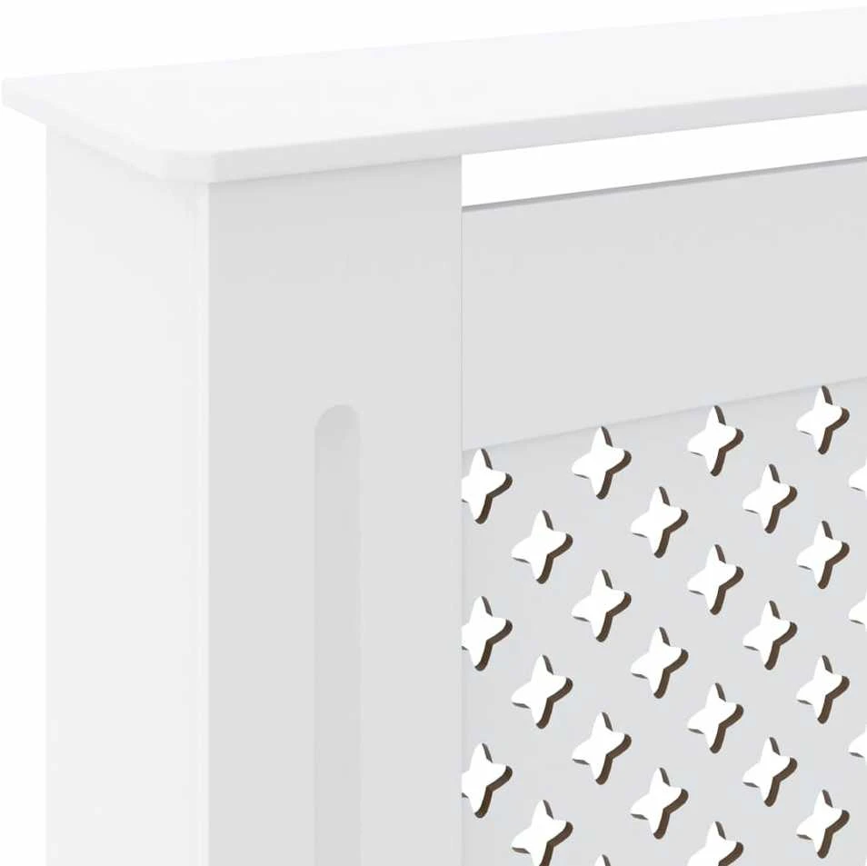 Radiatoriaus uždangalas, baltos spalvos, 205cm, MDF