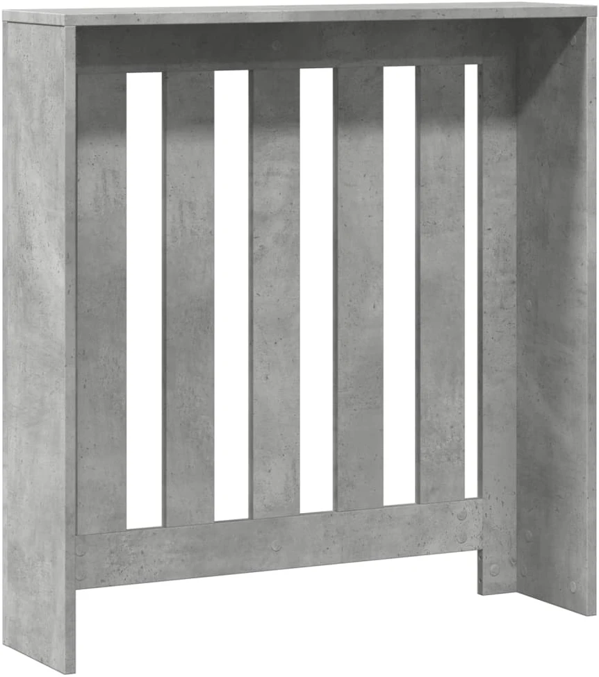 Radiatoriaus uždangalas, betono, 78x20x82cm, apdirbta mediena