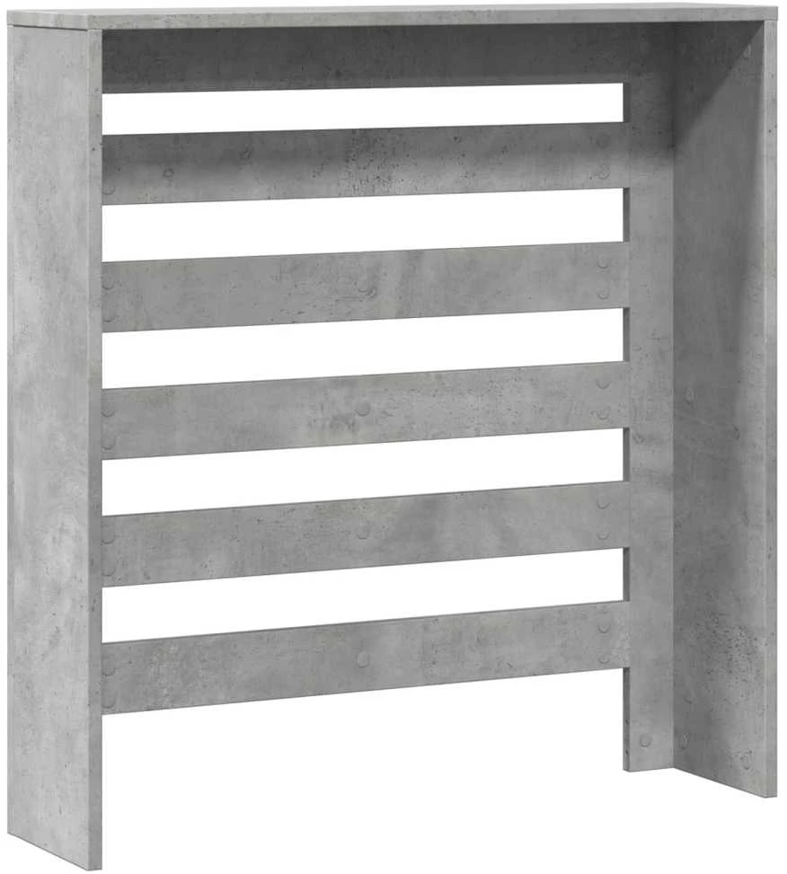 Radiatoriaus uždangalas, betono, 78x20x82cm, apdirbta mediena