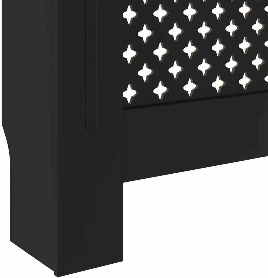 Radiatoriaus uždangalas, juodos spalvos, 78cm, MDF