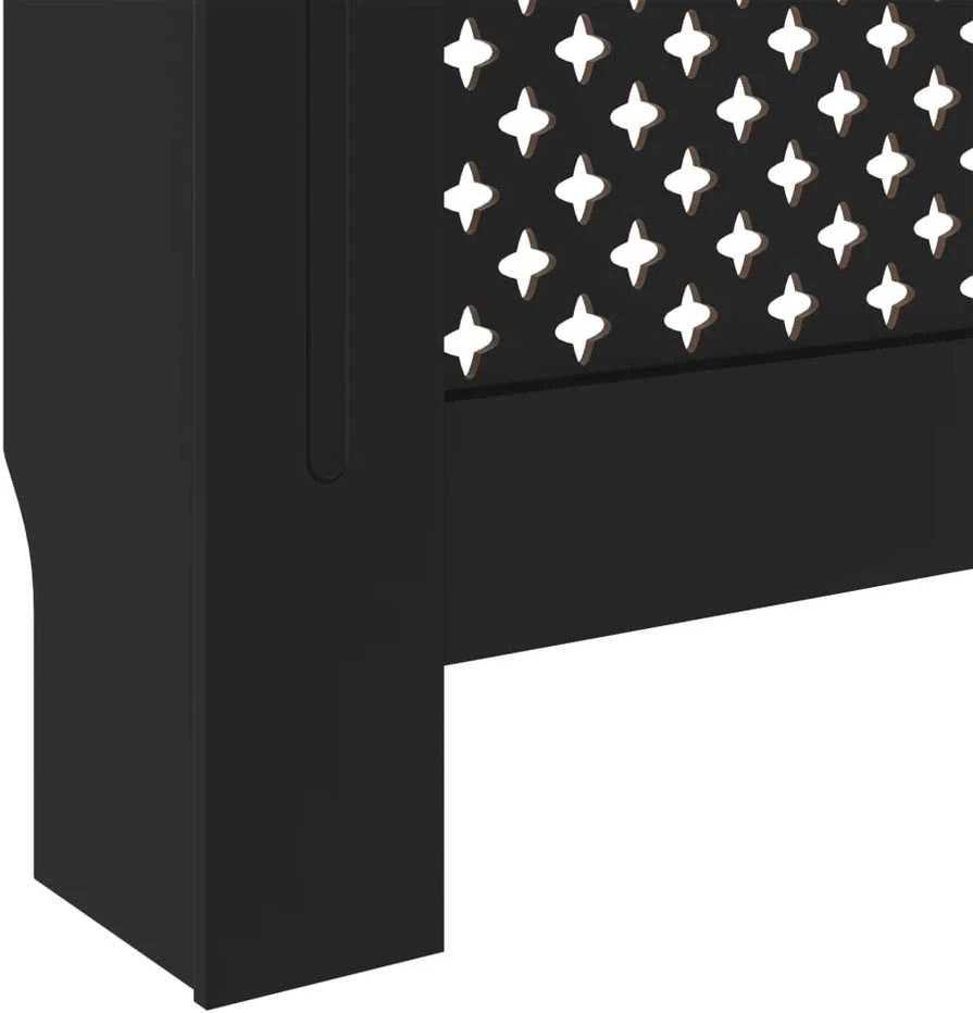 Radiatoriaus uždangalas, juodos spalvos, 78cm, MDF
