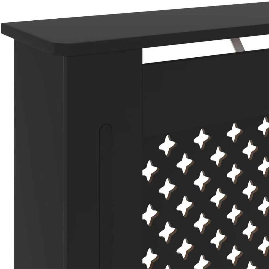 Radiatoriaus uždangalas, juodos spalvos, 78cm, MDF