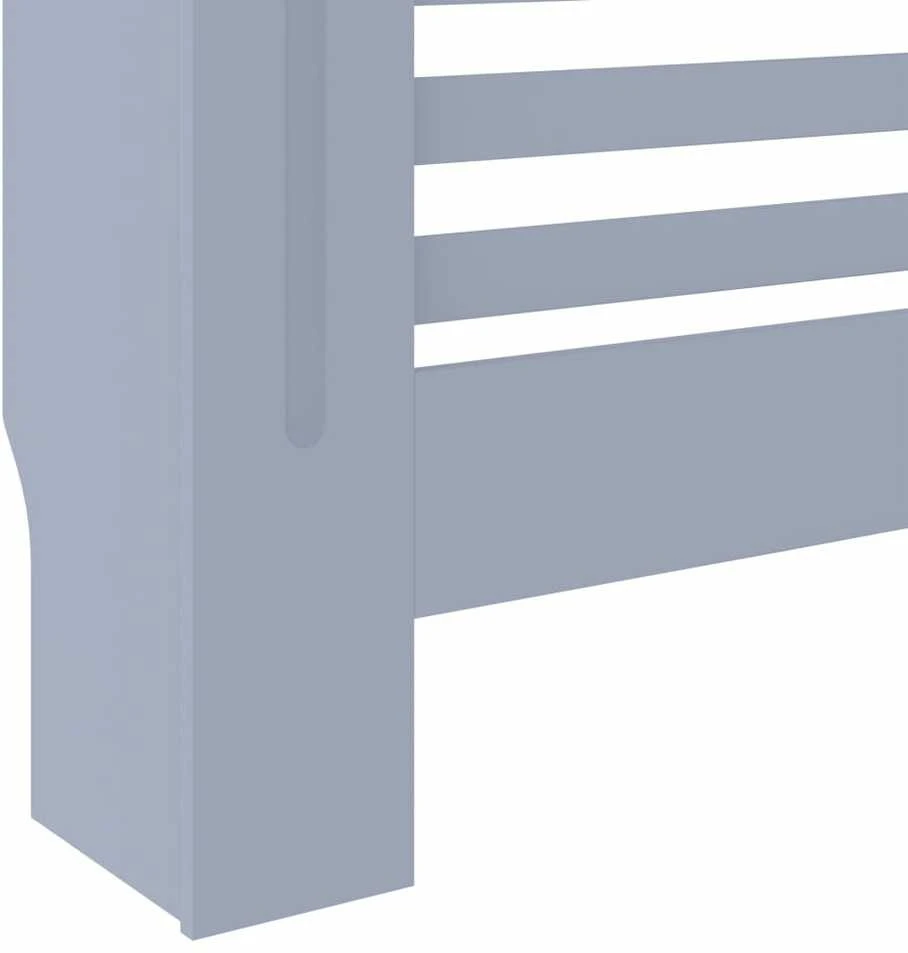Radiatoriaus uždangalas, pilkos spalvos, 78cm, MDF