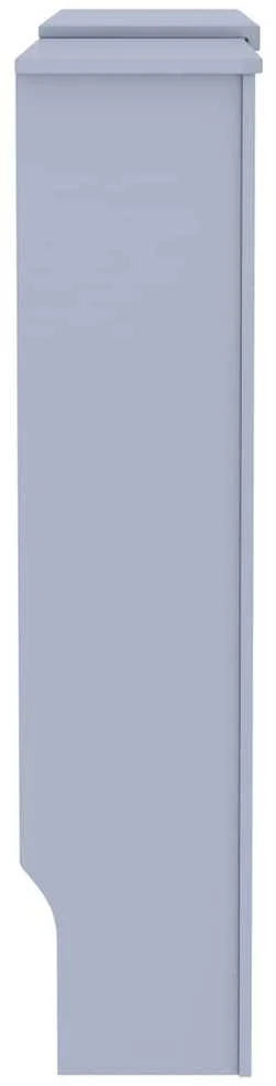 Radiatoriaus uždangalas, pilkos spalvos, 205cm, MDF