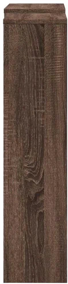 Radiatoriaus uždangalas, rudas, 205x21,5x83,5cm, mediena