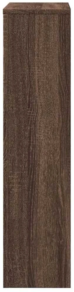 Radiatoriaus uždangalas, rudas, 78x20x82cm, apdirbta mediena