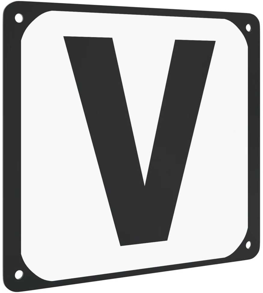 Raidės jojimo aikštelei, 12vnt., plienas