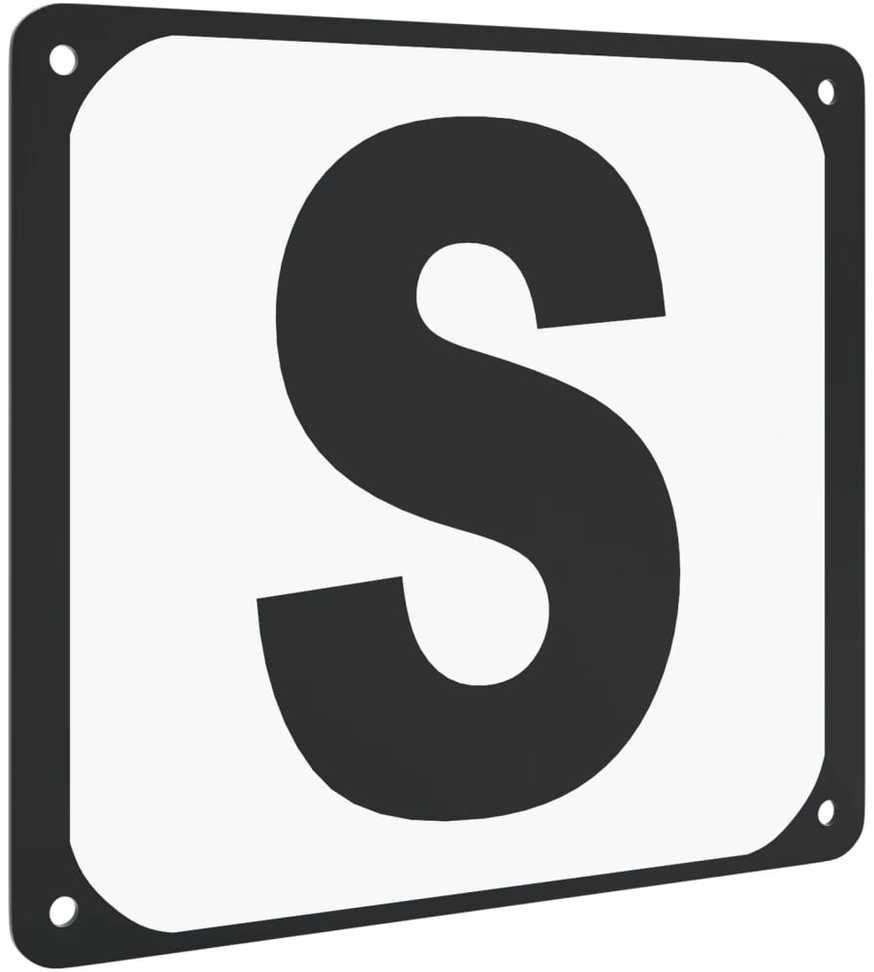 Raidės jojimo aikštelei, 12vnt., plienas