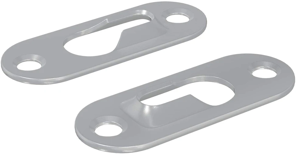 Raktelio pakabukas 2 vnt. Sidabro 45 x 16 x 3.5 mm Geležis
