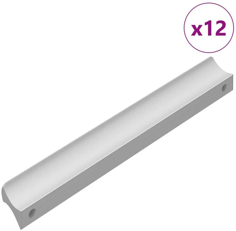 Rankena 12 vnt. Sidabro 105.7 x 7.4 x 15.5 mm Aliuminis
