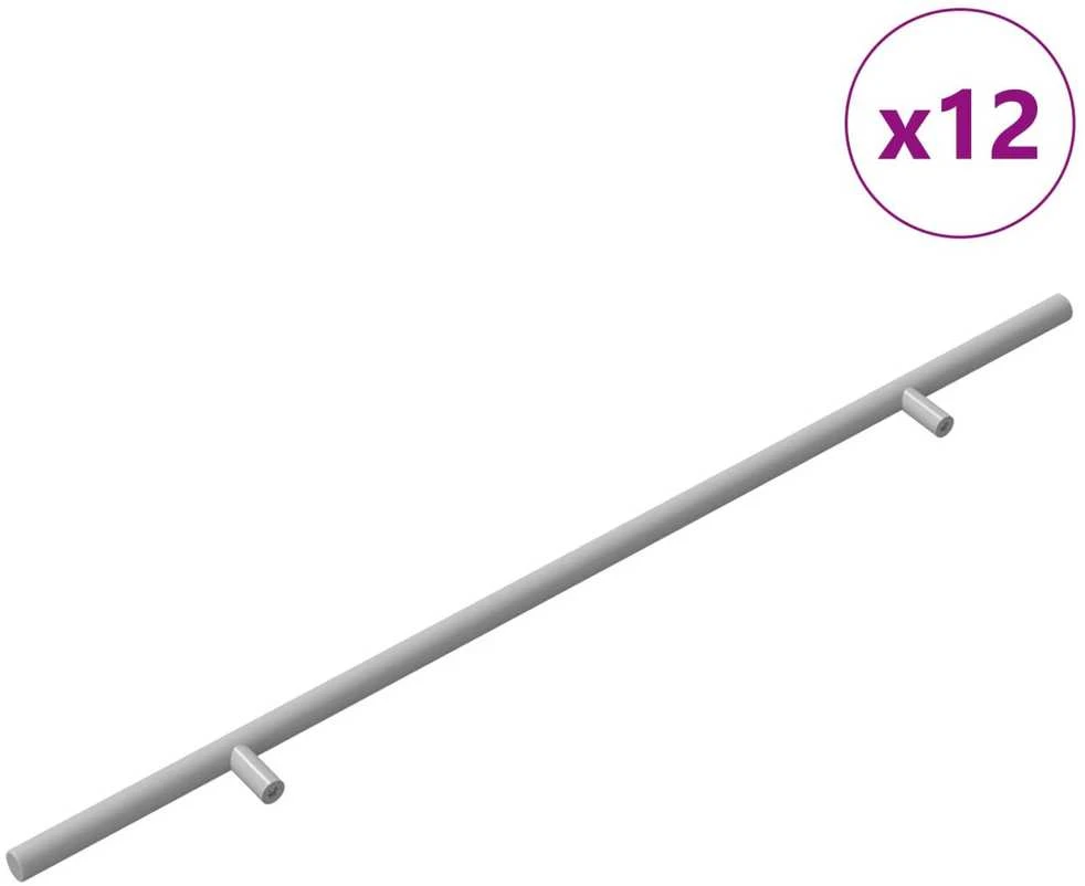 Rankena 12 vnt. Sidabro 500 mm Plienas