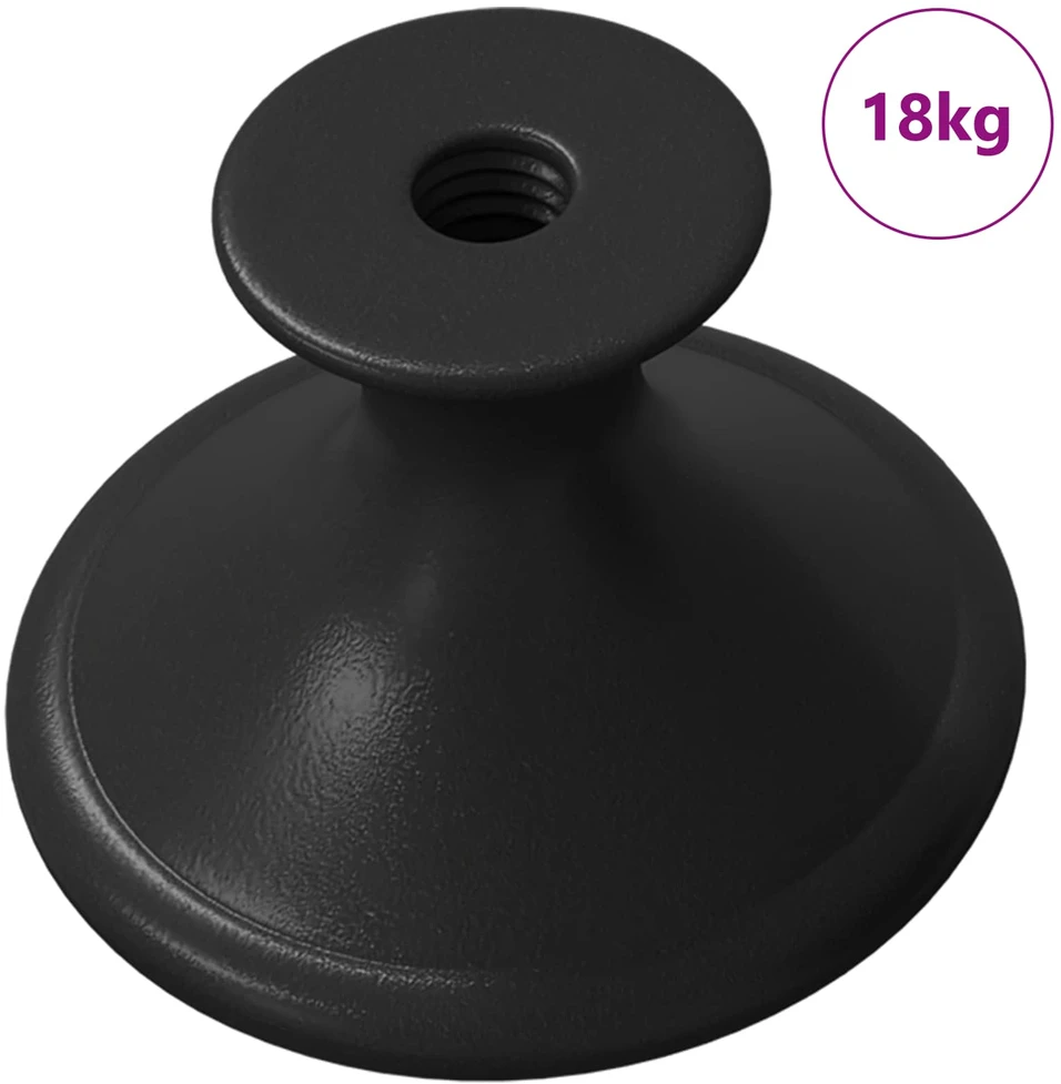 Rankena 1461 vnt. Juoda Ø30 mm Aliuminis