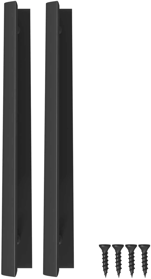 Rankena 2 vnt. Juoda 120 x 39.6 x 17 mm Aliuminis