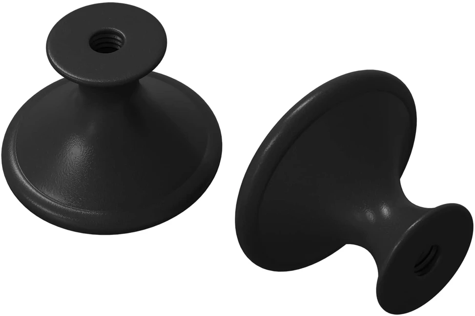 Rankena 2 vnt. Juoda Ø30 mm Aliuminis
