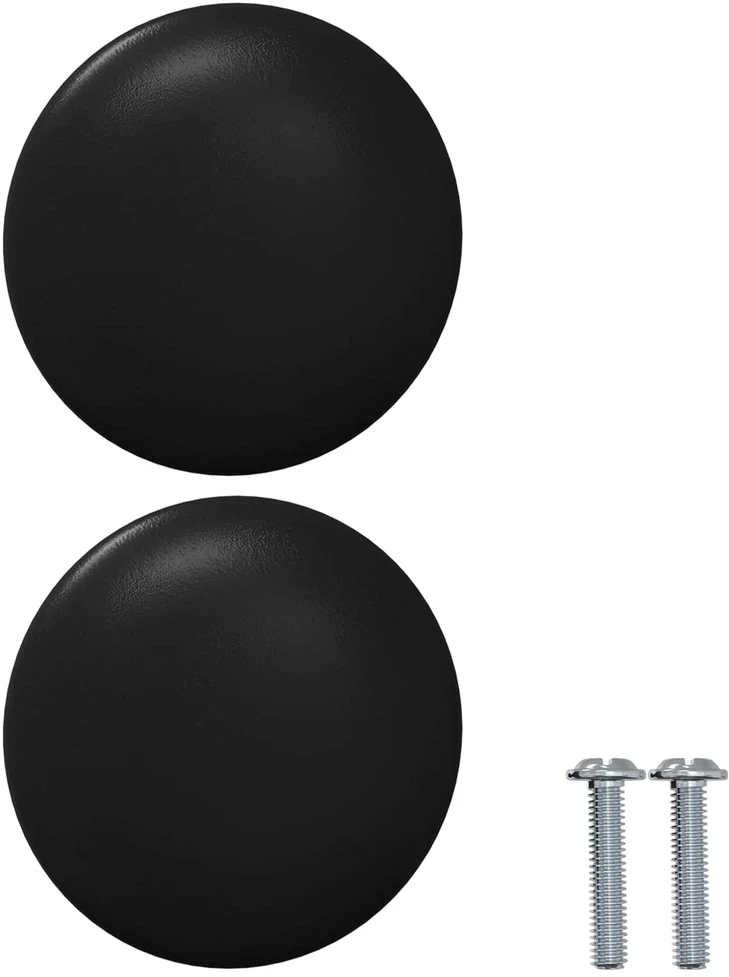 Rankena 2 vnt. Juoda Ø30 mm Aliuminis