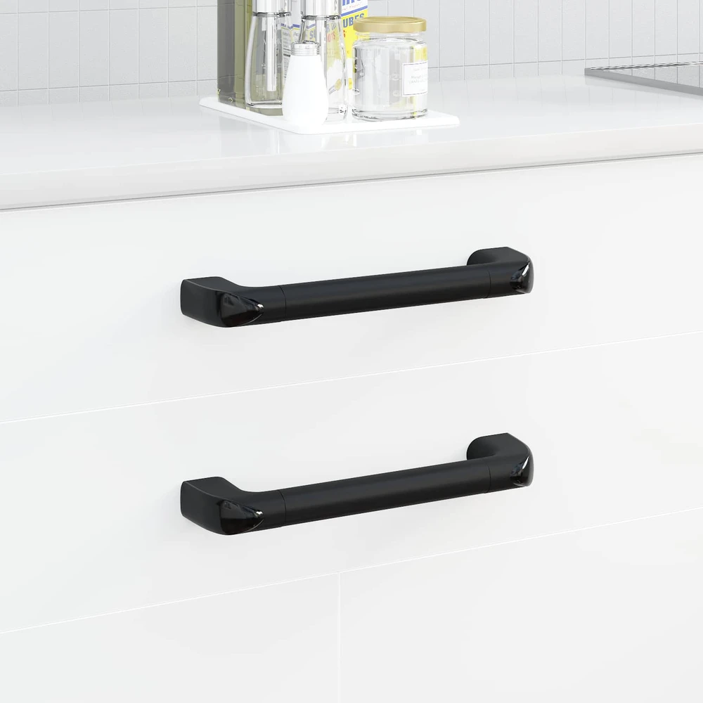 Rankena 69 vnt. Juoda 380 x 34 x 85 mm Aliuminis ir PP
