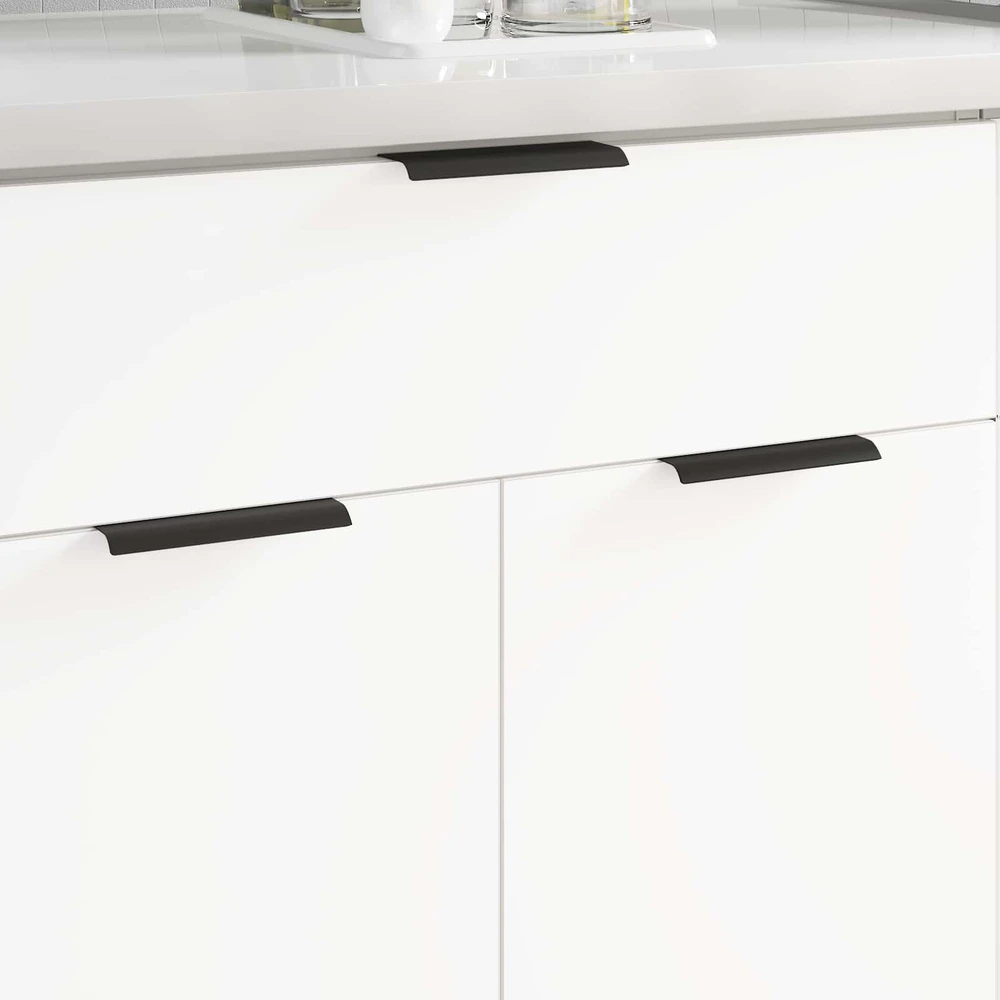 Rankena 725 vnt. Juoda 120 x 39.6 x 17 mm Aliuminis