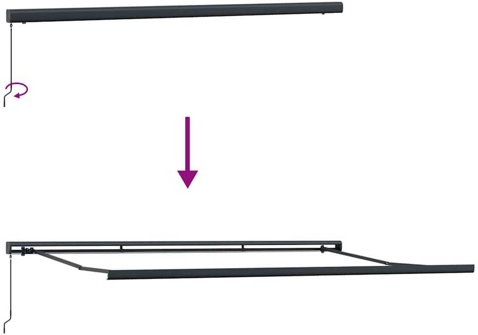 Ištraukiama markizė Geltona ir Oranžinė 500 × 300 cm