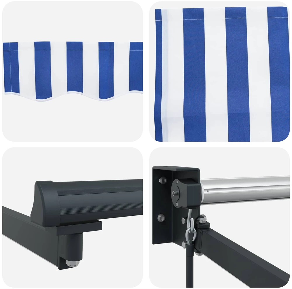 Rankinė ištraukiama markizė su LED 3 x 2,5 m