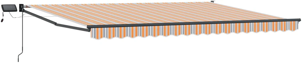 Rankinė ištraukiama markizė su LED 4 × 3 m