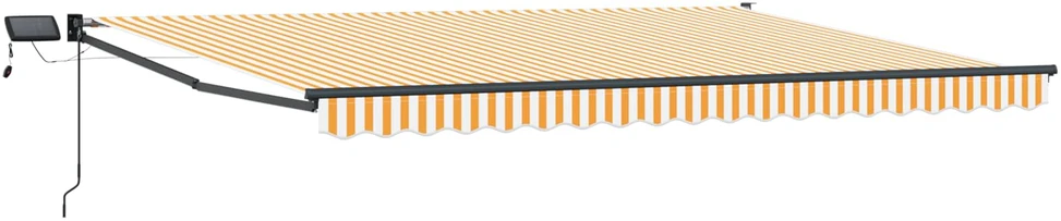Rankinė ištraukiama markizė su LED 4 × 3 m