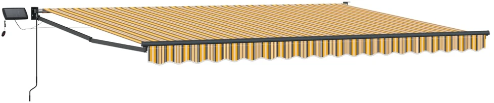 Rankinė ištraukiama markizė su LED 4,5 × 3 m