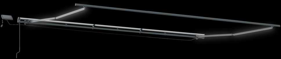 Ištraukiama markizė Geltona ir Oranžinė 600 × 300 cm