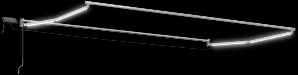 Rankinė ištraukiama markizė su LED Įvairiaspalvis 4 x 2 m