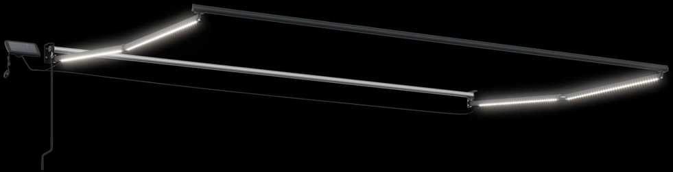 Rankinė ištraukiama markizė su LED Įvairiaspalvis 4 x 2 m