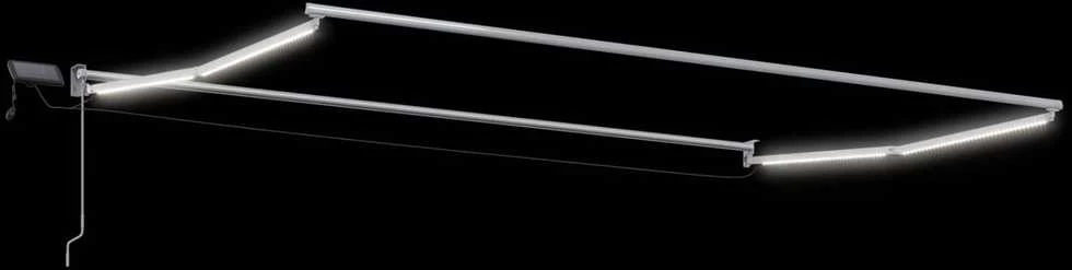 Rankinė ištraukiama markizė su LED 5 x 3 m