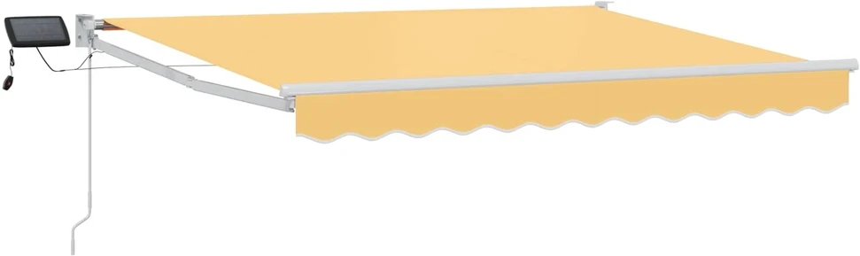 Rankinė ištraukiama markizė su LED Smėlio