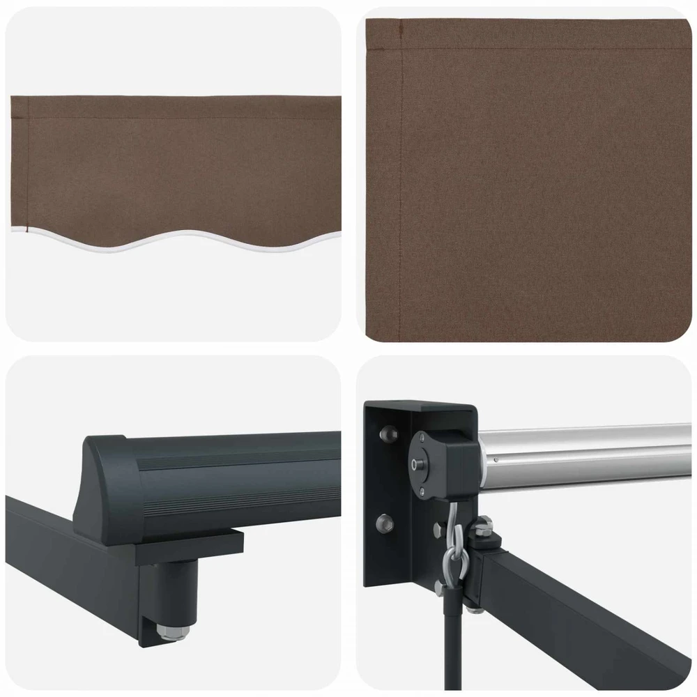 Rankinė ištraukiama markizė su LED Taupe