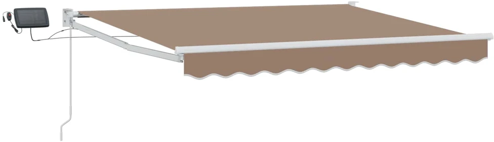 Rankinė ištraukiama markizė su LED Taupe