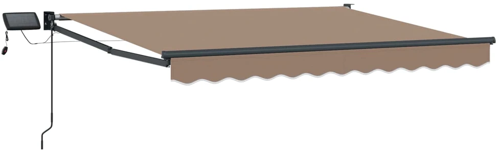 Rankinė ištraukiama markizė su LED Taupe