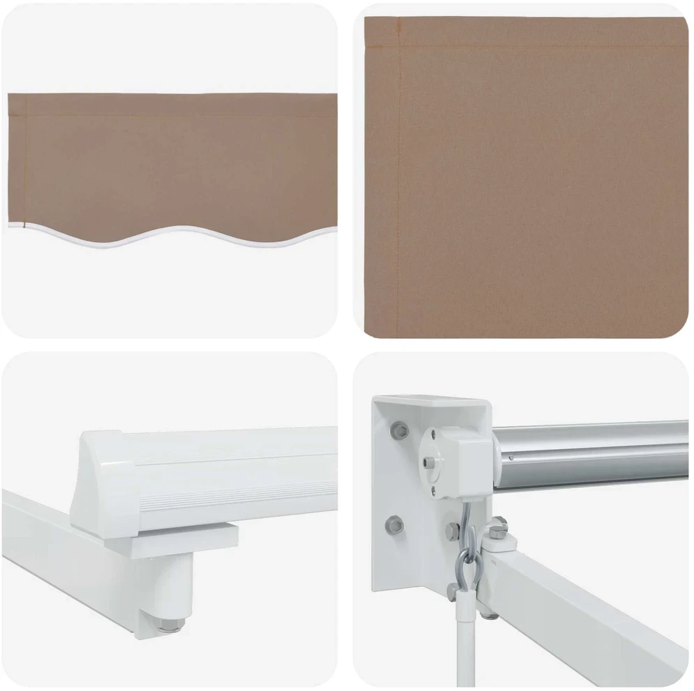 Rankinė ištraukiama markizė su LED Taupe