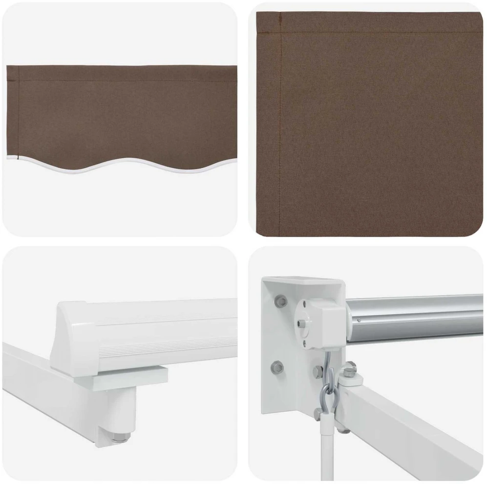 Rankinė ištraukiama markizė su LED Taupe