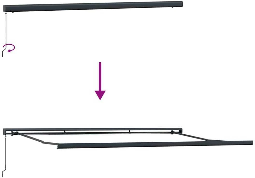 Ištraukiama markizė Įvairiaspalvis 500 × 300 cm