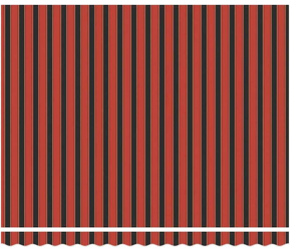 Ištraukiama markizė Oranžinė ir ruda 400 × 300 cm