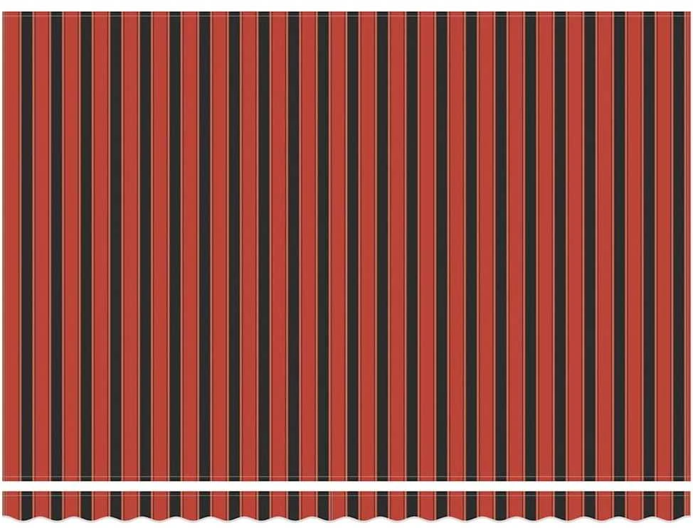 Ištraukiama markizė Oranžinė ir ruda 450 x 300 x 165 cm