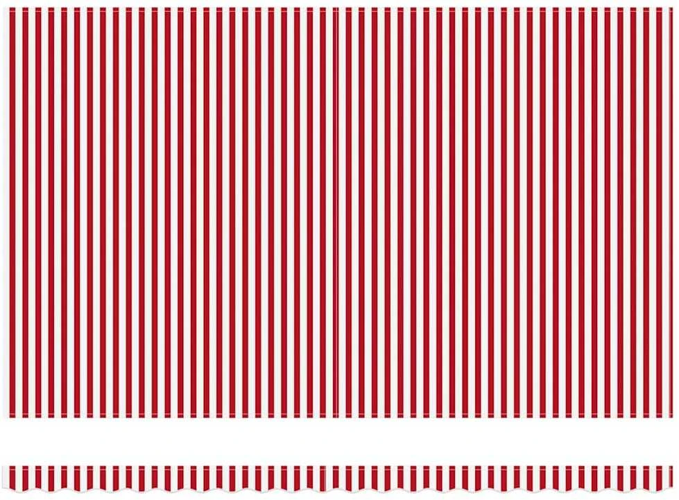 Ištraukiama markizė Raudona ir balta 500 x 300 x 165 cm